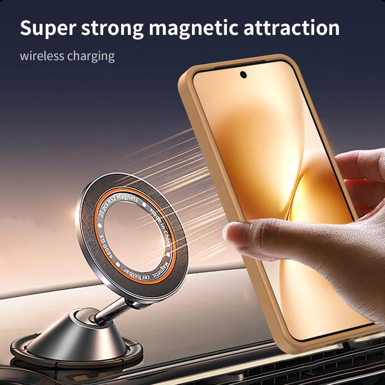 For vivo X200S Fanying Series PC Hybrid TPU Translucent Frosted MagSafe Phone Case