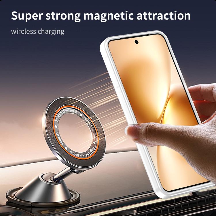For vivo X200S Fanying Series PC Hybrid TPU Translucent Frosted MagSafe Phone Case