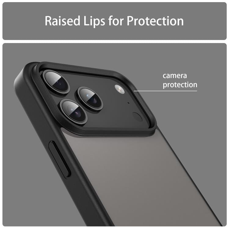 For iPhone 17 Pro Max Fanying Series PC Hybrid TPU Translucent Frosted Phone Case