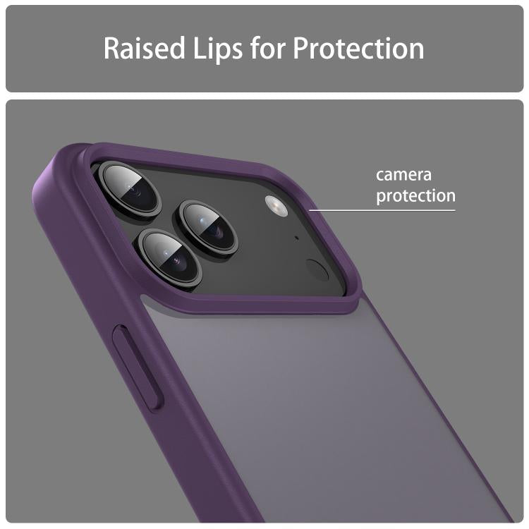 For iPhone 17 Pro Max Fanying Series PC Hybrid TPU Translucent Frosted Phone Case