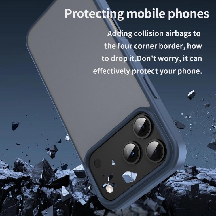 For iPhone 17 Pro Max Fanying Series PC Hybrid TPU Translucent Frosted Phone Case