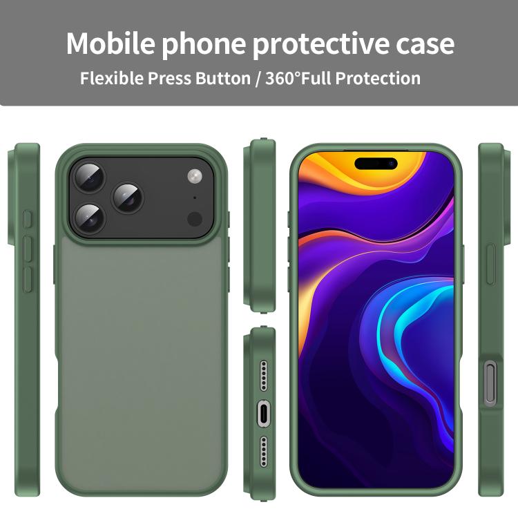 For iPhone 17 Pro Max Fanying Series PC Hybrid TPU Translucent Frosted Phone Case
