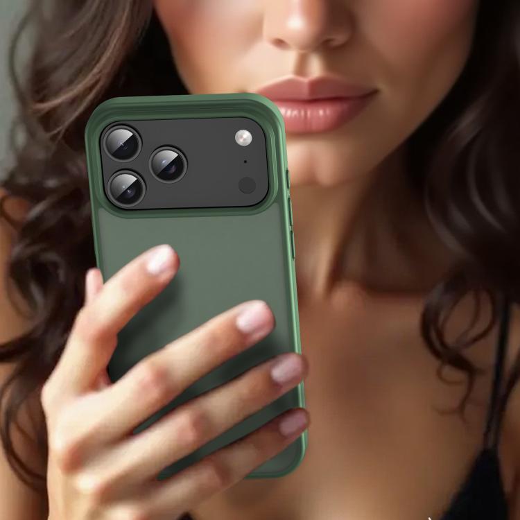 For iPhone 17 Pro Max Fanying Series PC Hybrid TPU Translucent Frosted Phone Case