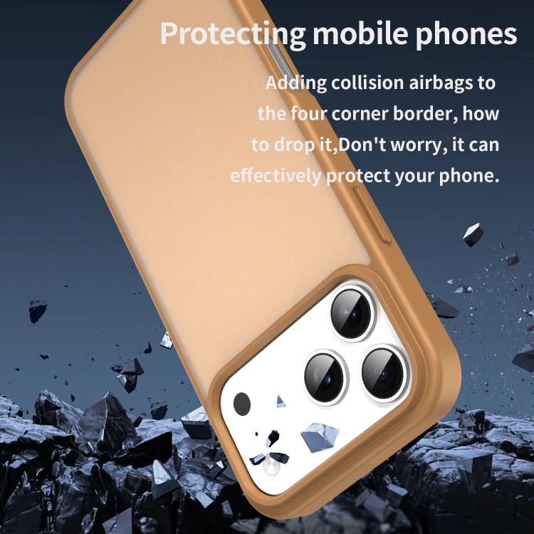 For iPhone 17 Pro Max Fanying Series PC Hybrid TPU Translucent Frosted Phone Case