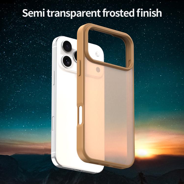 For iPhone 17 Pro Max Fanying Series PC Hybrid TPU Translucent Frosted Phone Case