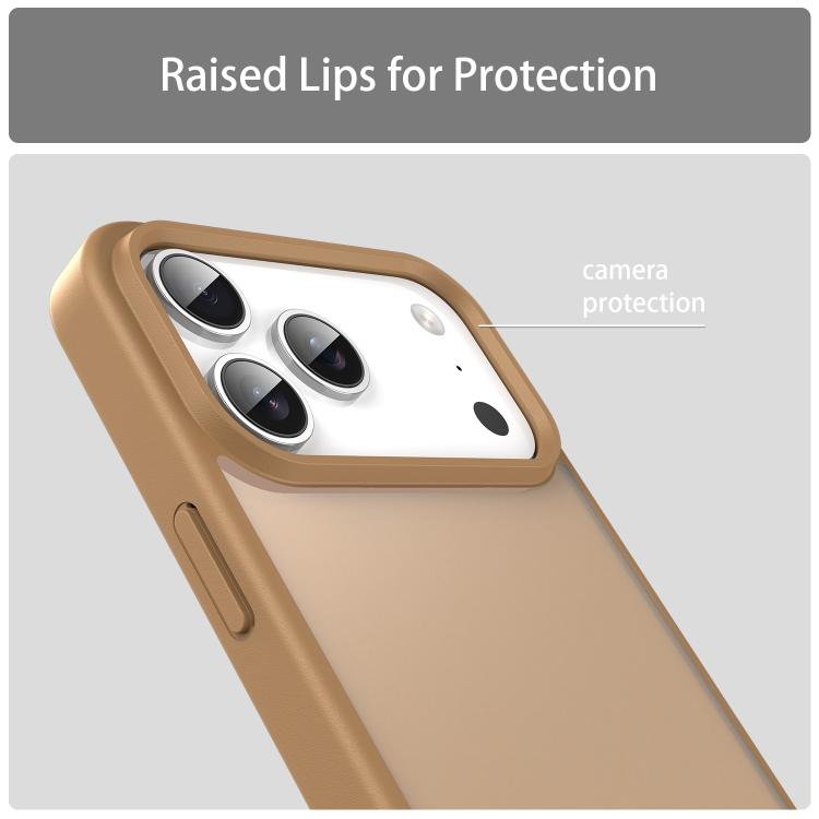 For iPhone 17 Pro Max Fanying Series PC Hybrid TPU Translucent Frosted Phone Case