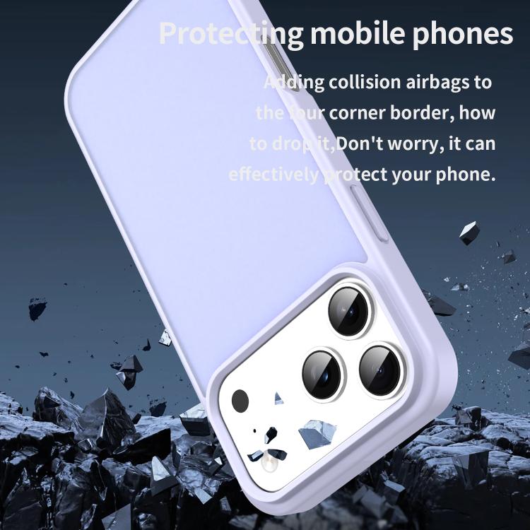 For iPhone 17 Pro Max Fanying Series PC Hybrid TPU Translucent Frosted Phone Case