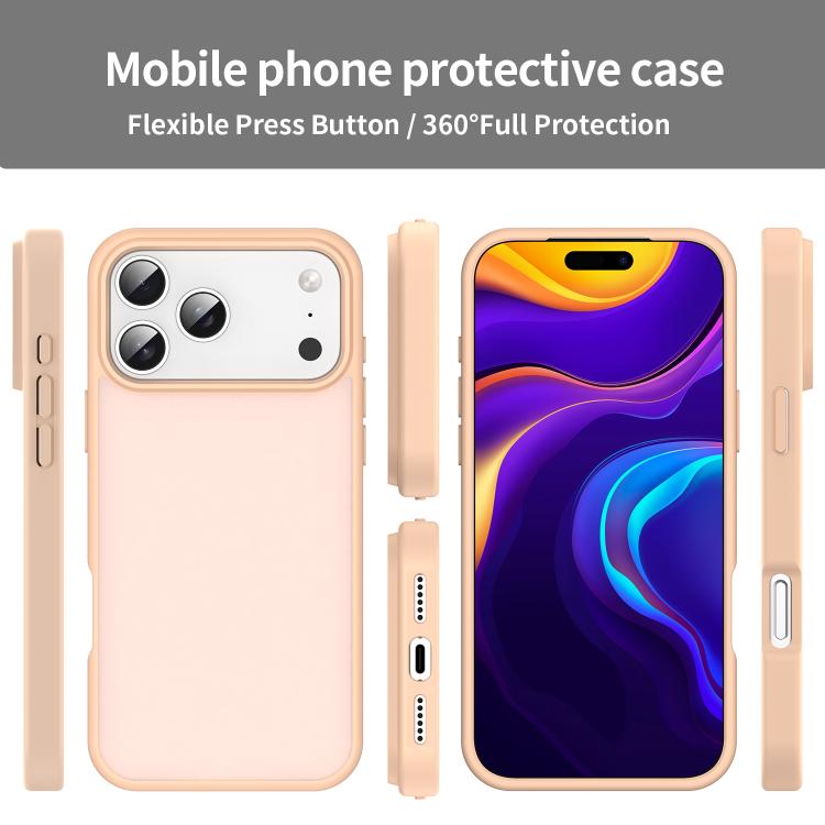For iPhone 17 Pro Max Fanying Series PC Hybrid TPU Translucent Frosted Phone Case