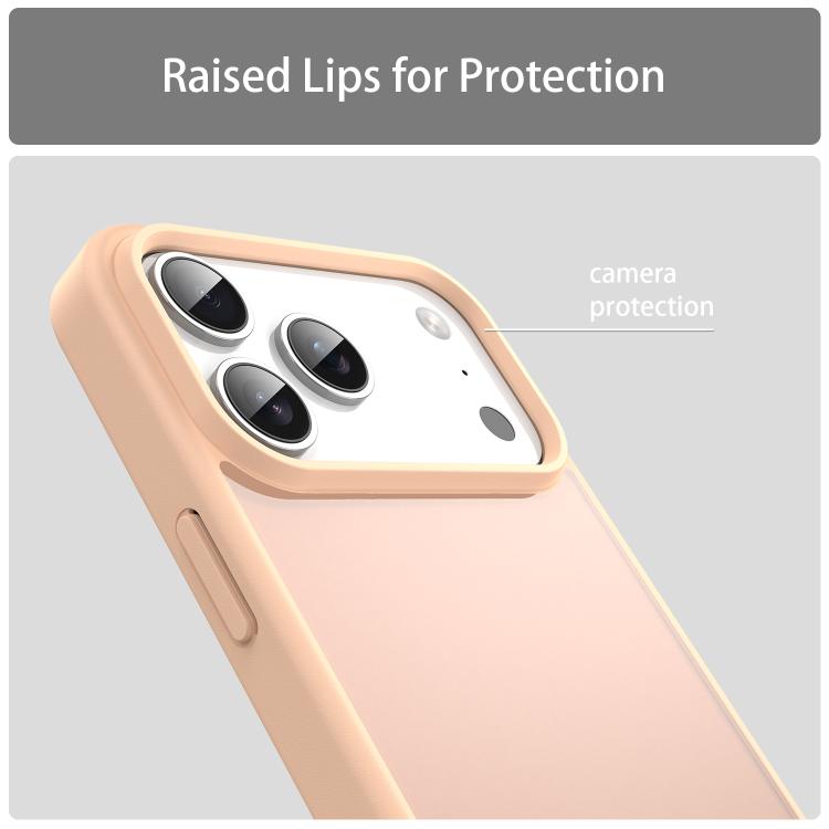 For iPhone 17 Pro Max Fanying Series PC Hybrid TPU Translucent Frosted Phone Case