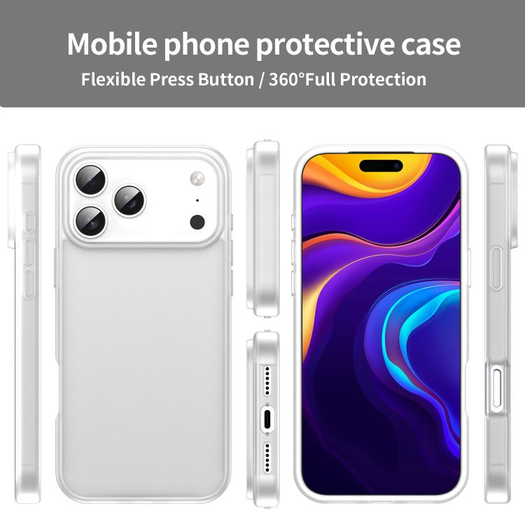 For iPhone 17 Pro Max Fanying Series PC Hybrid TPU Translucent Frosted Phone Case