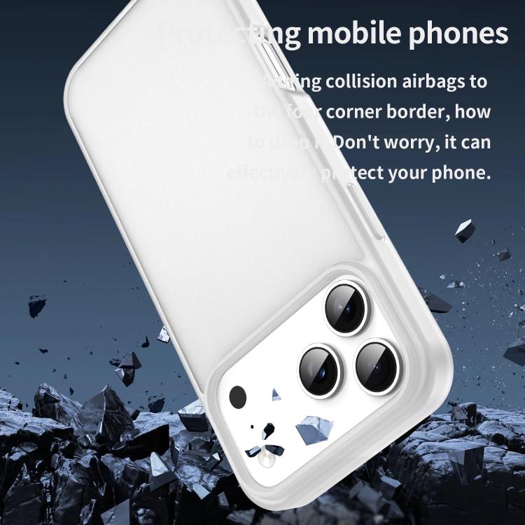 For iPhone 17 Pro Max Fanying Series PC Hybrid TPU Translucent Frosted Phone Case