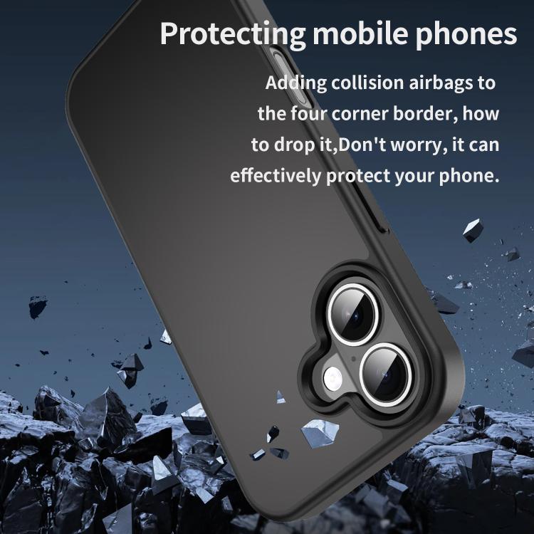 For iPhone 17 Fanying Series PC Hybrid TPU Translucent Frosted Phone Case