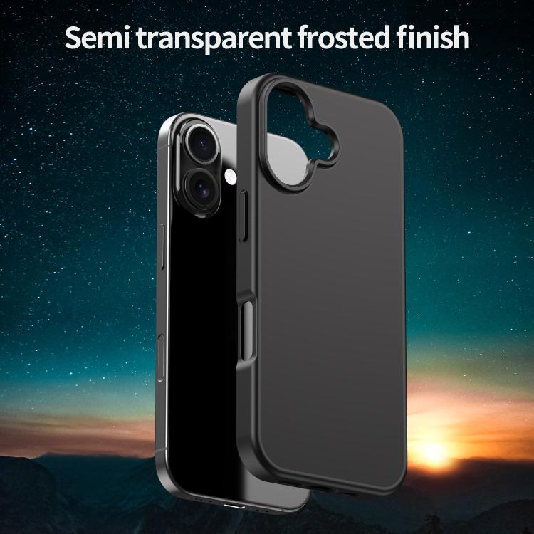 For iPhone 17 Fanying Series PC Hybrid TPU Translucent Frosted Phone Case