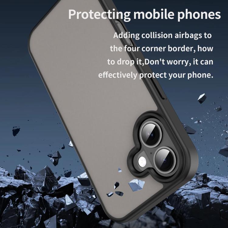 For iPhone 17 Fanying Series PC Hybrid TPU Translucent Frosted Phone Case