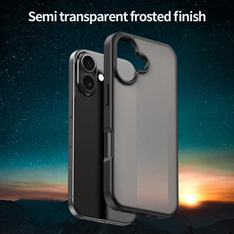 For iPhone 17 Fanying Series PC Hybrid TPU Translucent Frosted Phone Case