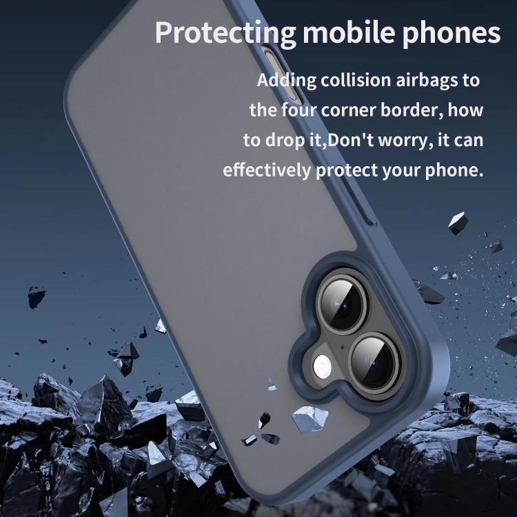 For iPhone 17 Fanying Series PC Hybrid TPU Translucent Frosted Phone Case