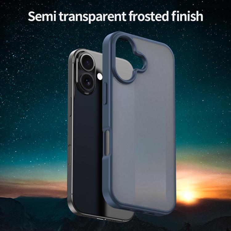 For iPhone 17 Fanying Series PC Hybrid TPU Translucent Frosted Phone Case
