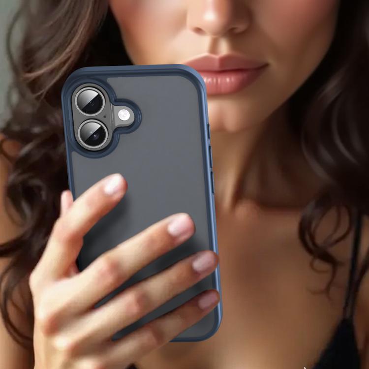 For iPhone 17 Fanying Series PC Hybrid TPU Translucent Frosted Phone Case