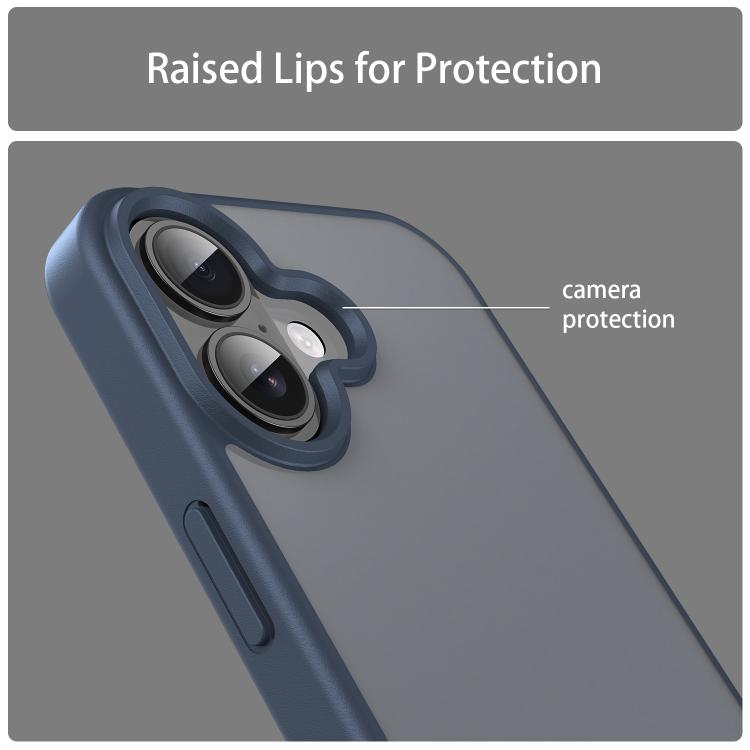 For iPhone 17 Fanying Series PC Hybrid TPU Translucent Frosted Phone Case