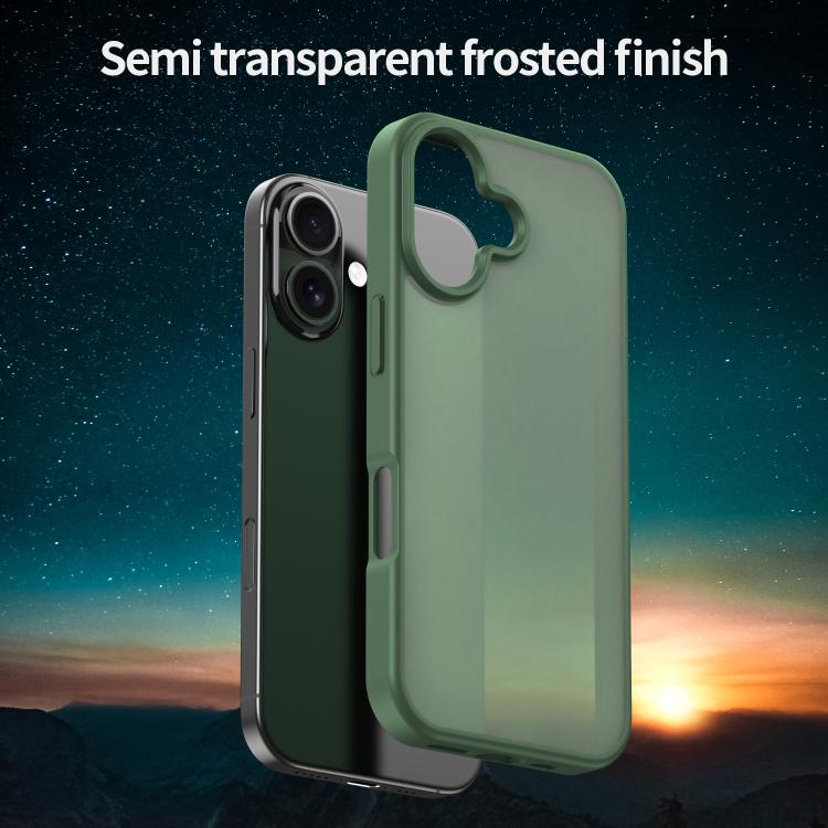 For iPhone 17 Fanying Series PC Hybrid TPU Translucent Frosted Phone Case