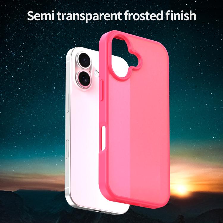 For iPhone 17 Fanying Series PC Hybrid TPU Translucent Frosted Phone Case