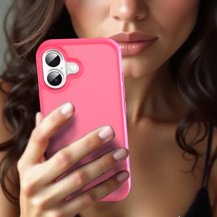 For iPhone 17 Fanying Series PC Hybrid TPU Translucent Frosted Phone Case
