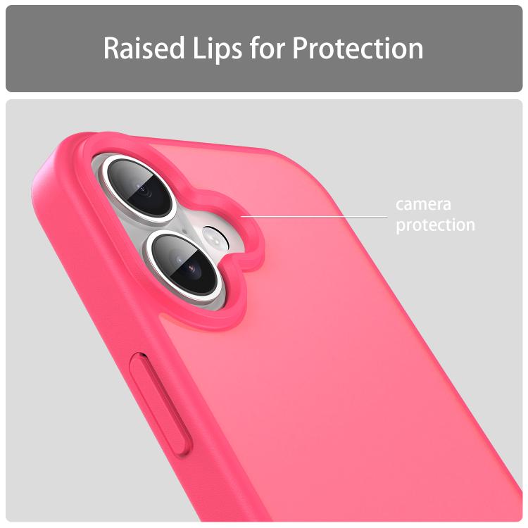 For iPhone 17 Fanying Series PC Hybrid TPU Translucent Frosted Phone Case