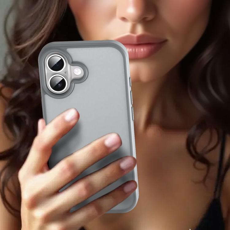 For iPhone 17 Fanying Series PC Hybrid TPU Translucent Frosted Phone Case