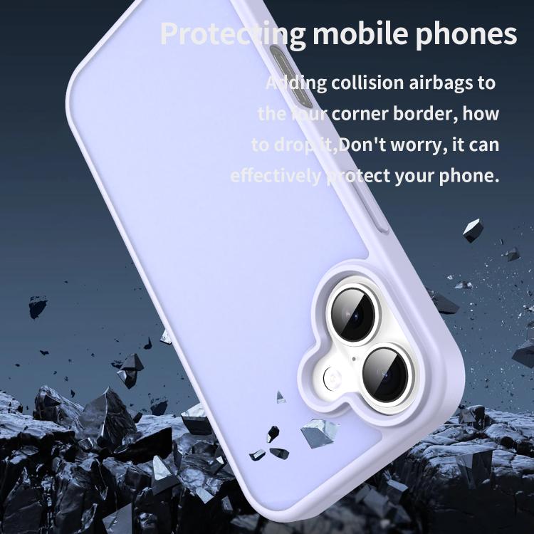 For iPhone 17 Fanying Series PC Hybrid TPU Translucent Frosted Phone Case