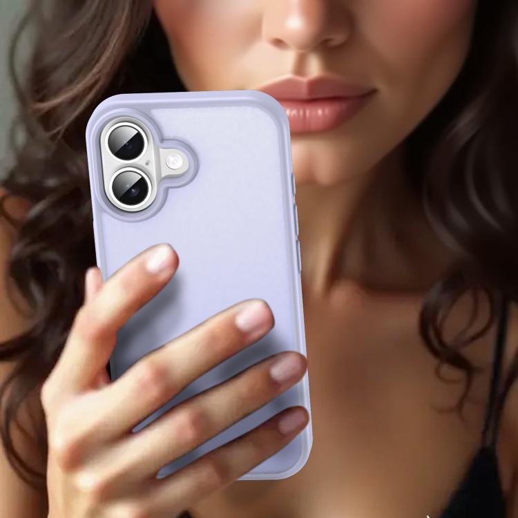 For iPhone 17 Fanying Series PC Hybrid TPU Translucent Frosted Phone Case