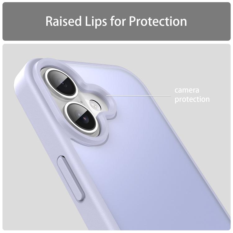 For iPhone 17 Fanying Series PC Hybrid TPU Translucent Frosted Phone Case