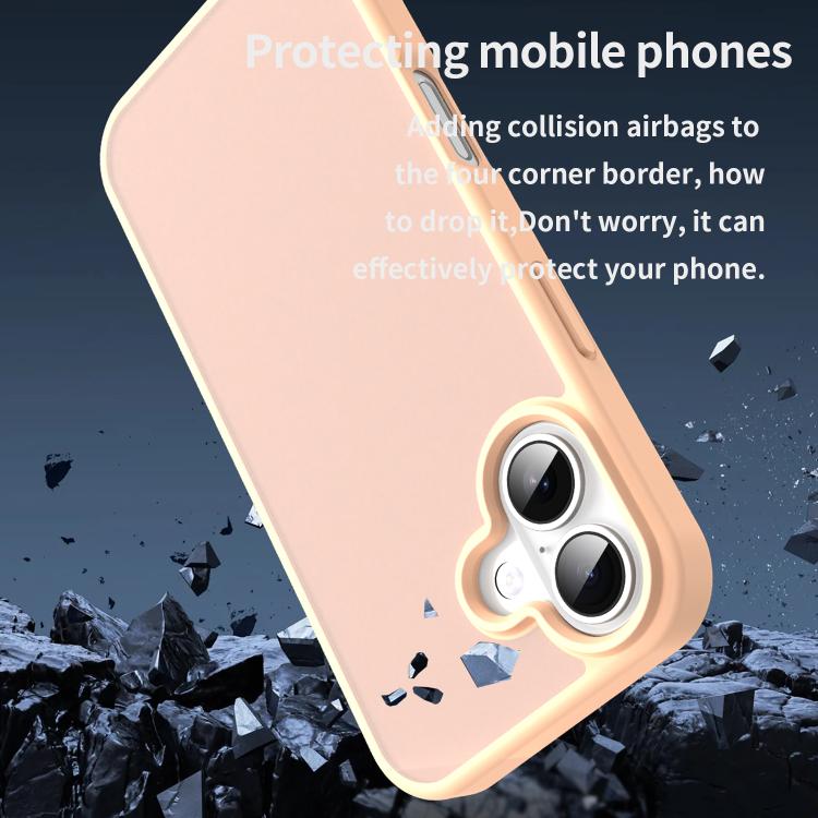 For iPhone 17 Fanying Series PC Hybrid TPU Translucent Frosted Phone Case