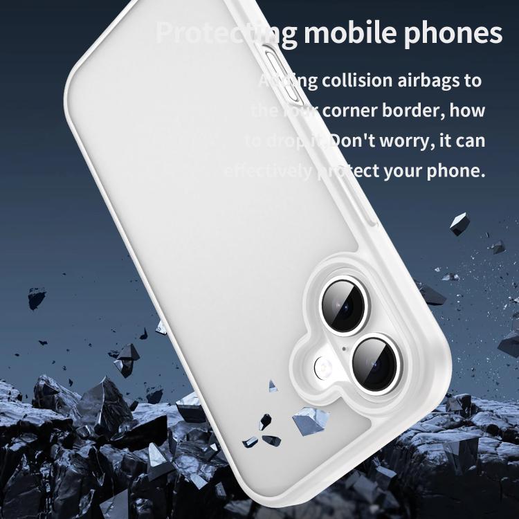 For iPhone 17 Fanying Series PC Hybrid TPU Translucent Frosted Phone Case