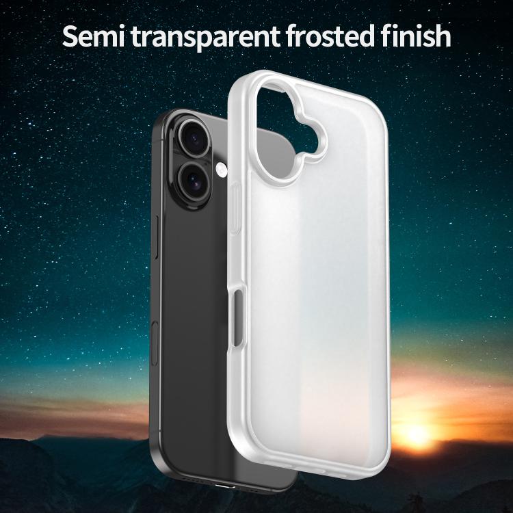 For iPhone 17 Fanying Series PC Hybrid TPU Translucent Frosted Phone Case