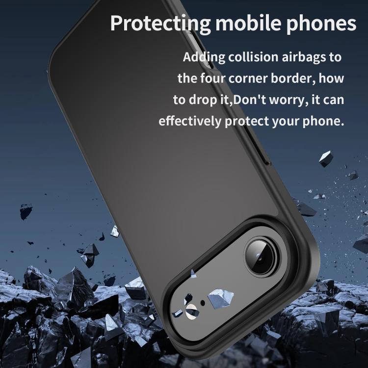 For iPhone Air Fanying Series PC Hybrid TPU Translucent Frosted Phone Case