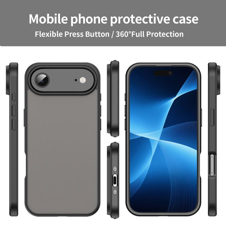 For iPhone Air Fanying Series PC Hybrid TPU Translucent Frosted Phone Case