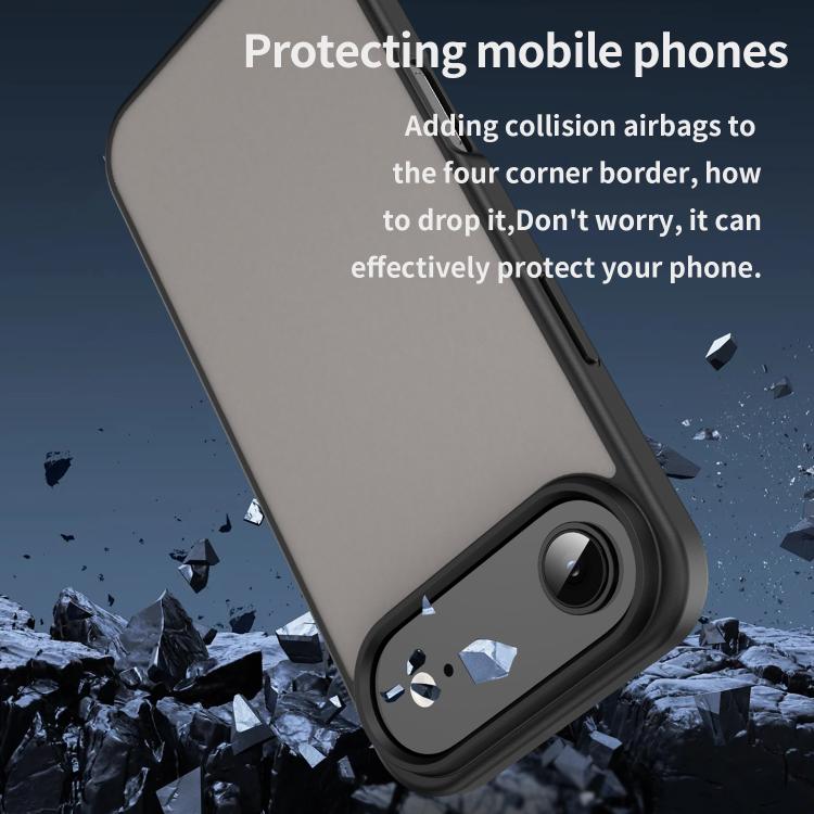 For iPhone Air Fanying Series PC Hybrid TPU Translucent Frosted Phone Case