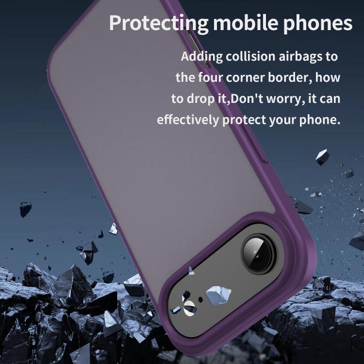 For iPhone Air Fanying Series PC Hybrid TPU Translucent Frosted Phone Case