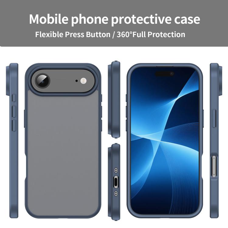 For iPhone Air Fanying Series PC Hybrid TPU Translucent Frosted Phone Case