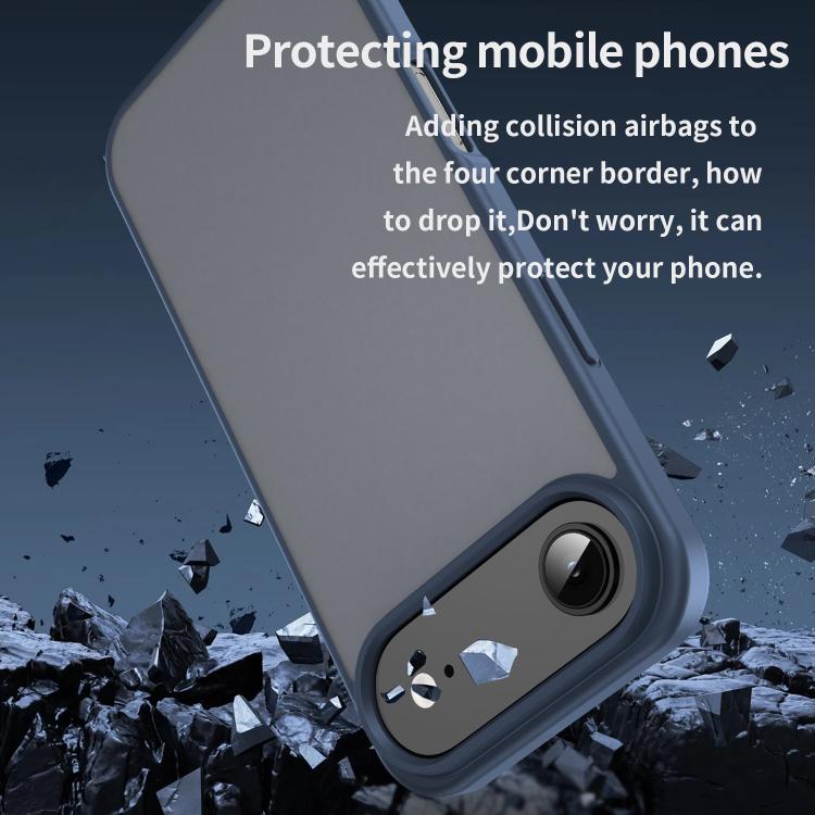 For iPhone Air Fanying Series PC Hybrid TPU Translucent Frosted Phone Case