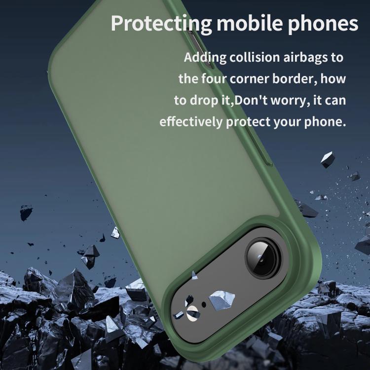For iPhone Air Fanying Series PC Hybrid TPU Translucent Frosted Phone Case