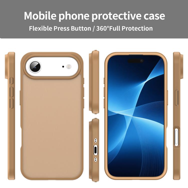 For iPhone Air Fanying Series PC Hybrid TPU Translucent Frosted Phone Case