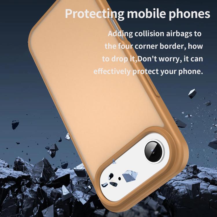For iPhone Air Fanying Series PC Hybrid TPU Translucent Frosted Phone Case