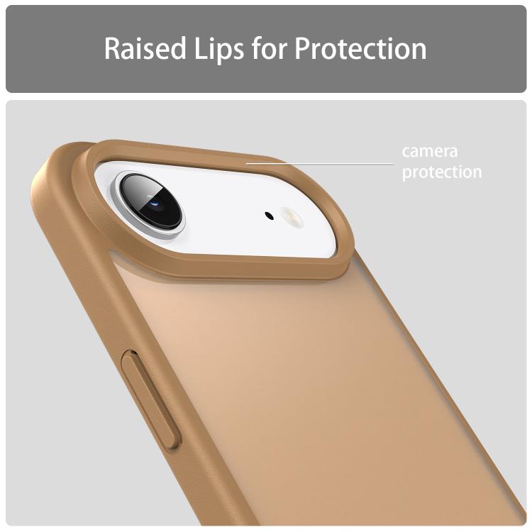 For iPhone Air Fanying Series PC Hybrid TPU Translucent Frosted Phone Case
