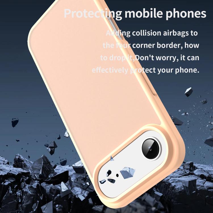 For iPhone Air Fanying Series PC Hybrid TPU Translucent Frosted Phone Case