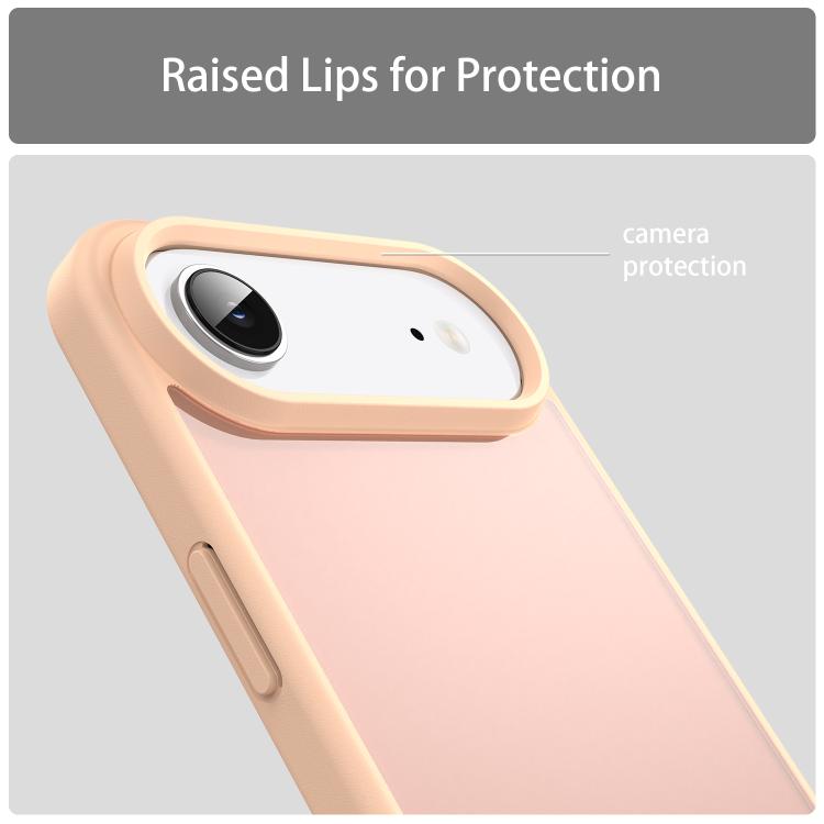 For iPhone Air Fanying Series PC Hybrid TPU Translucent Frosted Phone Case