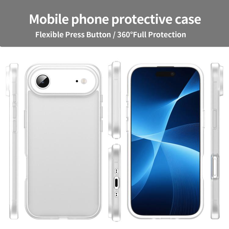 For iPhone Air Fanying Series PC Hybrid TPU Translucent Frosted Phone Case