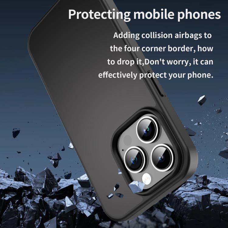 For iPhone 14 Pro Fanying Series PC Hybrid TPU Translucent Frosted Phone Case