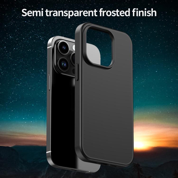 For iPhone 14 Pro Fanying Series PC Hybrid TPU Translucent Frosted Phone Case