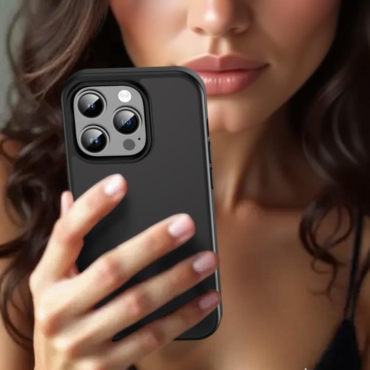 For iPhone 14 Pro Fanying Series PC Hybrid TPU Translucent Frosted Phone Case